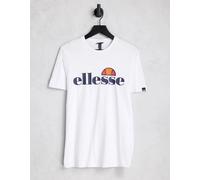 Ellesse Mens Prado T-Shirt In White Cotton - Size Small