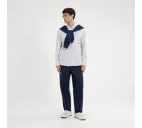 Ellesse Mens Longsleeve Shirt Revonali Stretch Woven Shirt Off White