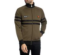 Ellesse Men's Rimini Track Jacket, Khaki/Black, L