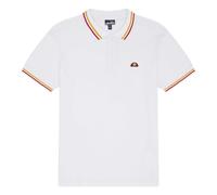 Ellesse Mens Rooks Polo Shirt - White - White - XL - 100% Cotton