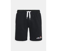 Ellesse Mens Shorts Silvan Black Logo Retro 80s Gym Training Summer Cotton