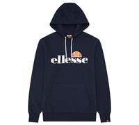 Ellesse Mens Sl Gottero Oh Hoody Sweatshirt - Navy Cotton - Size Small