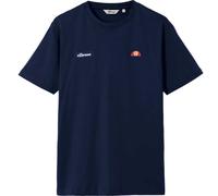 Ellesse Mens T-Shirt Floran Crew Neck Logo Branded Tee in Navy Blue