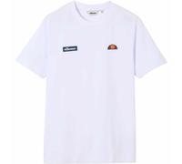 Ellesse Mens T-Shirt Floran Crew Neck Logo Branded Tee in White