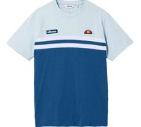 Ellesse Mens T-Shirt Venire Crew Neck Logo Branded Cotton Tee in Blue