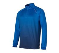 Ellesse Men's Tutona 1/2 Zip Top Long Sleeve, Blue, S