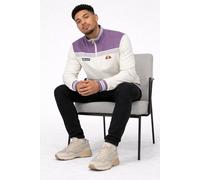 Ellesse Mens Vignola Zip Up Track Top Vintage Tracksuit Jacket Off White Lilac