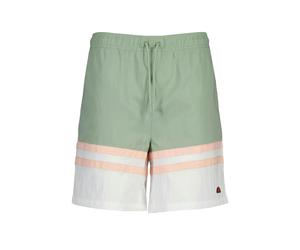 Ellesse Metuli Swim Shorts Green/Off White - L