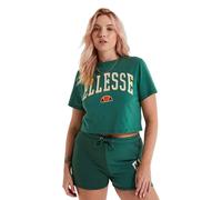 Ellesse Mondo Cropped Short Sleeve T-shirt Green S Woman