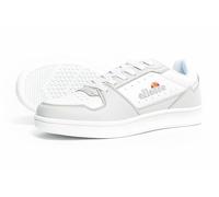 ellesse Ladies Nole Cupsole 1053 Classic Stylish Comfort Lace Up Sneaker Trainer (White/Grey, UK Footwear Size System, Adult, Women, Numeric, Medium, 5)