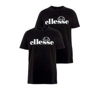 Ellesse Pack of 2 Fuenti Logo Print T-Shirts White