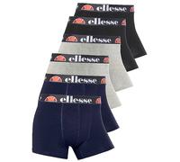 Ellesse Pack of 6 Millaro Boxer Shorts Black / Grey / Navy