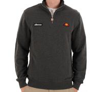 Ellesse Men's Pelegrini 1/4 Zip Sweatshirt, Charcoal Marl, M
