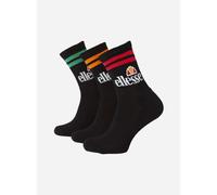 Ellesse Pullo 3 Pack Socks - Black with color stripe