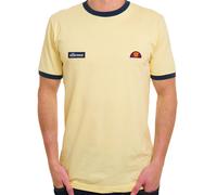 Ellesse Retro T Shirt Light Yellow/Navy