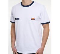 Ellesse Retro T Shirt White / Navy