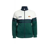 Ellesse Rimini 0892 Classic Contrast Colour Block Stripe Track Top - White/Green