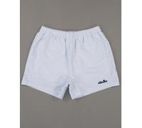 Ellesse Sylbio Striped Swim Shorts White/Light Blue