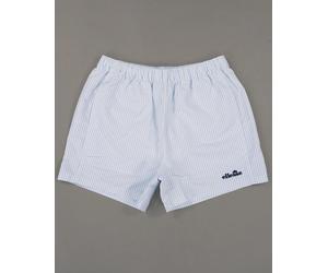 Ellesse Sylbio Striped Swim Shorts White/Light Blue