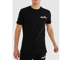 ellesse T-Shirt Voodoo Crew Neck Plain Tee Retro Sports Top Casual Black