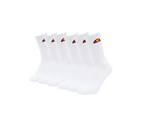 ellesse Tamuna Socks White 6 Pack UK Size 12-14
