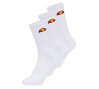 Ellesse Tisbi 3 Pack Crew Socks - White (UK 6-8.5)