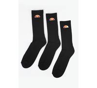 Ellesse - Tisbi Pack Of 3 Black - Socks - black - L/XL - 98% Polyester, 2% Elastane L/XL