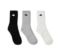 Ellesse Unisex Adult Alacre Crew Socks (Pack of 3) (Multicoloured) - Multicolour - Size UK 4-8