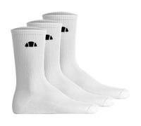 Ellesse Unisex Adult Alacre Crew Socks (Pack of 3) (White) - Size UK 12-14