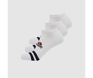 ellesse Unisex Melna 3pk Trainer Liner Socks, White, 2023-12-14 00 EU