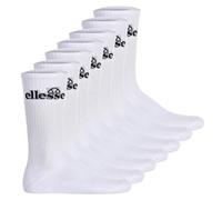 Ellesse Unisex Sports Socks 7 Pairs - Trego Sport Sock, Crew Socks, Tennis, Ribbed Cuffs, Logo