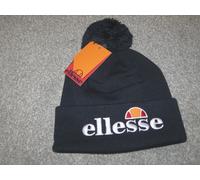 ELLESSE Velly Bobble Beanie Hat Navy Blue