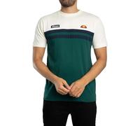 Ellesse Venire T-Shirt, Off White, Dark Green (UK, Alpha, XL, Regular, Regular, Off White/Dark Green)