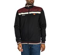 Ellesse Vignola Track Jacket, Black/Burgundy - L