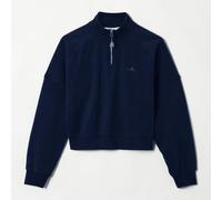 Ellesse Womens 1/4 Zip Sweatshirt Carrera Sweat Navy
