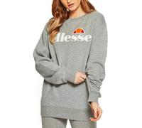 ellesse Womens Agata Crew Neck Retro Logo Sports Sweatshirt Ladies Sweat Top
