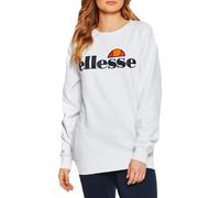 ellesse Womens Agata Crew Neck Retro Logo Sports Sweatshirt Ladies Sweat Top