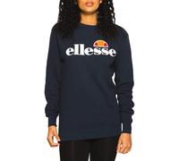 ellesse Womens Agata Crew Neck Retro Logo Sports Sweatshirt Ladies Sweat Top