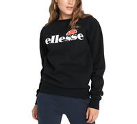 (12, Anthracite) Ellesse Womens Agata Pullover Crew Neck Jumper Sweater Sweatshirt - Anthracite