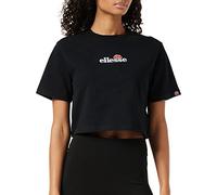ellesse Women's Fireball Crop T shirt, Black, 16 UK