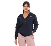 Ellesse Womens Henicea Full-Zip Hoodie in Navy Cotton - Size X-Small