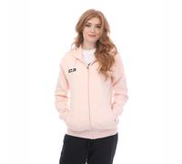 Ellesse Womens Henicea Full Zip Hoody in Pink Cotton - Size Small