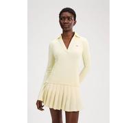 Ellesse Women's Jeorg LS Fitted Polo Shirt in Yellow | Size: 8 Ellesse Yellow 8