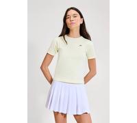 Ellesse Women's La Bella SS Fitted T-shirt in Yellow | Size: XL Ellesse Yellow XL