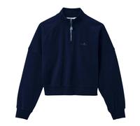 Ellesse Womens/Ladies Carrera Quarter Zip Sweatshirt - Navy - 8 UK - Navy - 85% Cotton/15% Polyester