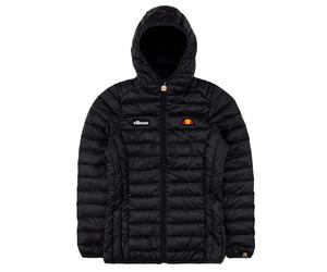 Ellesse Womens Puffer Jacket Lompard Padded Jacket Anthracite Black