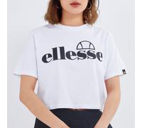 ellesse Womens Silo Cropped T-Shirt, White, M EU