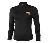 ellesse Women's Sofira 1/4 Zip Top T Shirt, Black, 8 EU