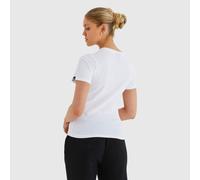 Ellesse Womens T-Shirt Beckana Round Neck Logo Short Sleeve Tee White