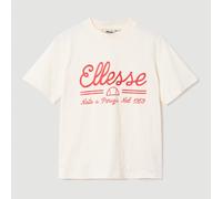 Ellesse Womens T-Shirt L'Anse Graphic Tee Off White